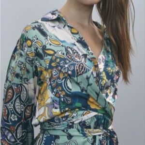 Zara Multicolor Floral Dress